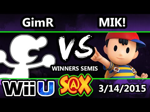 S@X Monthly - VGBC | GimR (G&W) Vs. Mik! (Ness) SSB4 Winners Semis - Smash 4 - Smash Wii U