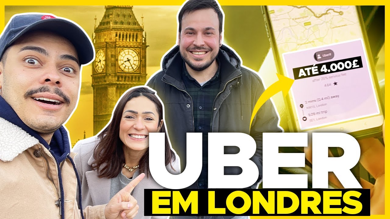 QUANTO UM UBER EM LONDRES GANHA? A VERDADE QUE POUCOS CONTAM!
