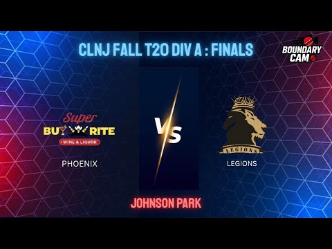 CLNJ Fall T20 Finals : Phoenix Vs Legions