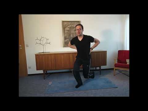 Übungssequenz für die Prävention einer Hyperlordose