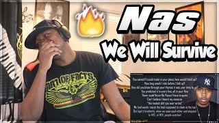 RIP TO PAC AND BIGGIE!!! Nas - We Will Survive (REACTION)