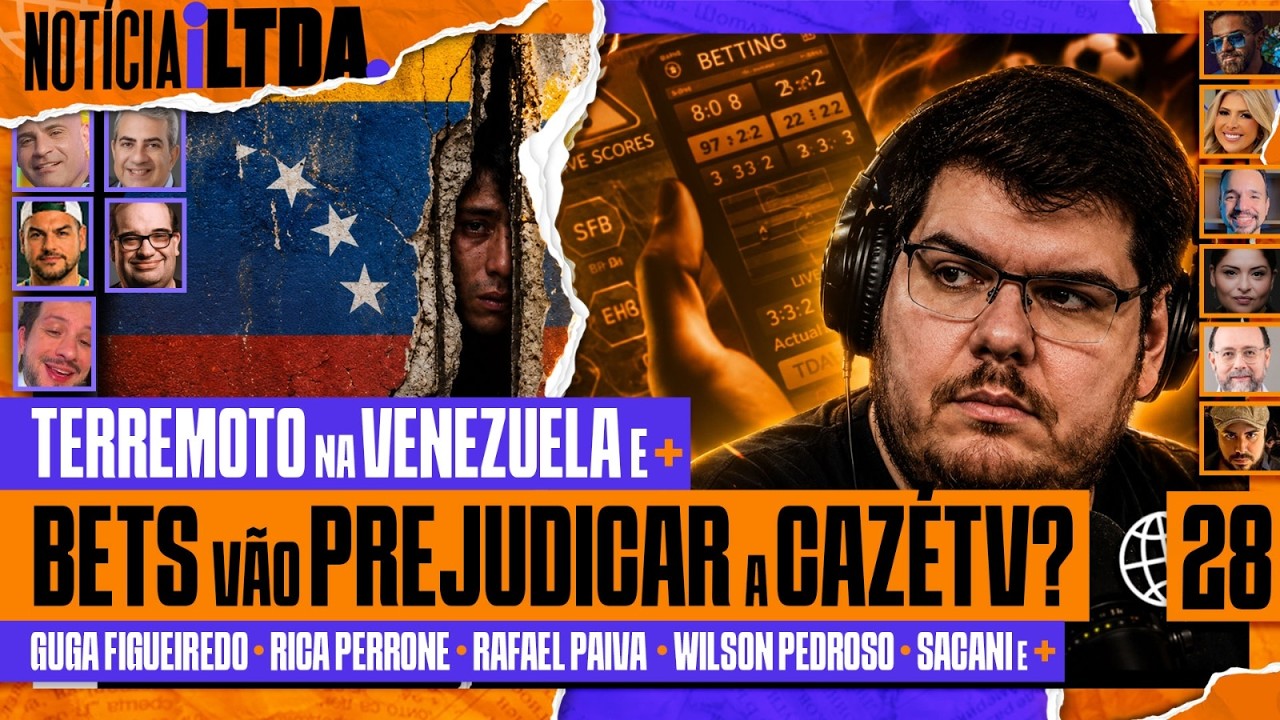TERREMOTO NA VENEZUELA + BETS NO CAZÉ TV + CLASSIFICAÇÃO DO BRASIL NA COPA - Notícia iLtda. #028