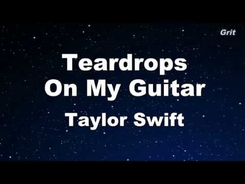 Teardrops On My Guitar - Taylor Swift Karaoke【No Guide Melody】