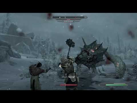Skyrim: Badass Dragon finisher