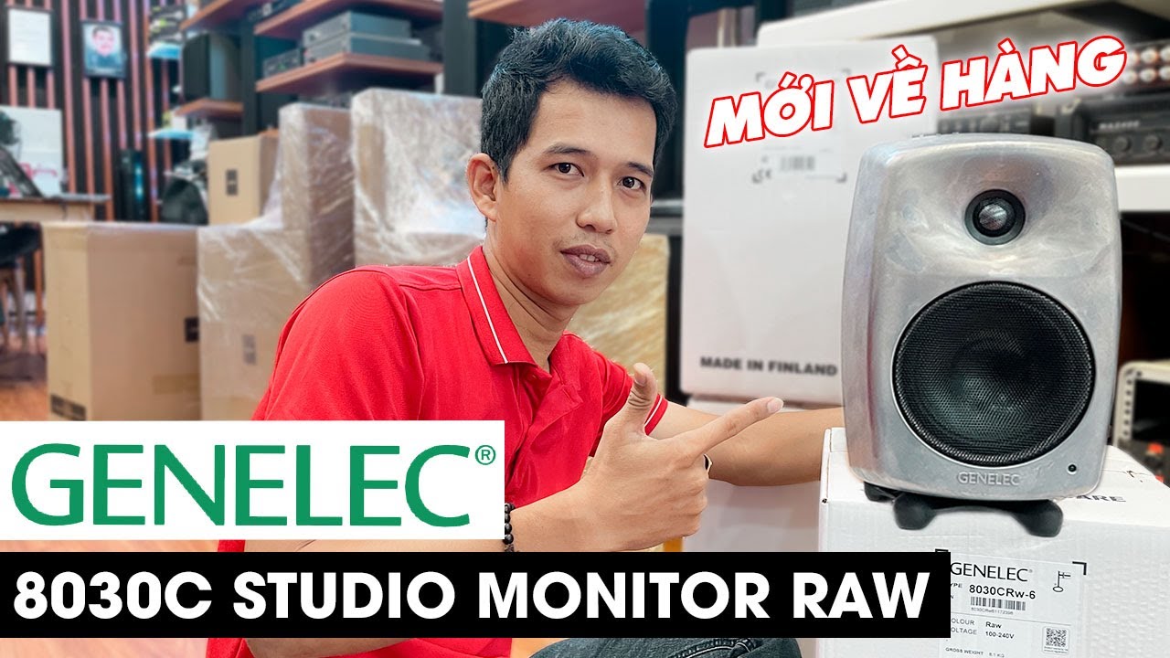 video Loa kiểm âm Genelec 8030C Studio Monitor chính hãng 0
