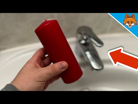 DESHALB solltest du eine KERZE über deinen WASSERHAHN reiben 💥 (Genialer TRICK) 🤯