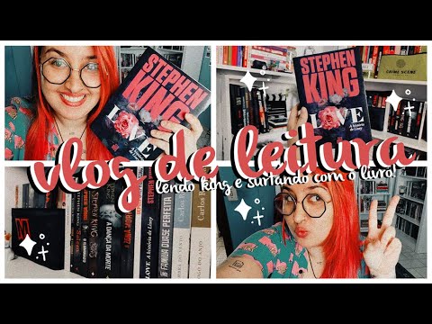 📹 VLOG DE LEITURA #17 | eu li LOVE do Stephen King, surtando com a Lisey e me senti enganada?! 🤷🏻