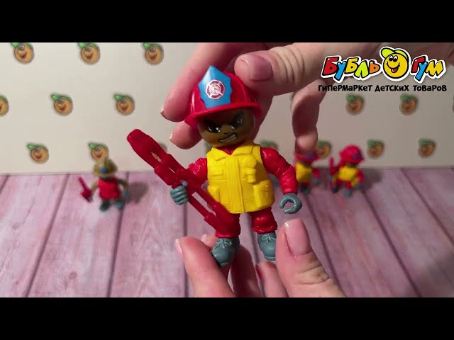 Фигурка Funky toys Пожарная бригада 8см в ассортименте - видео