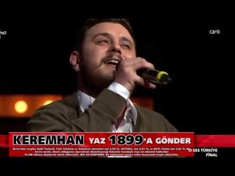o ses türkiye / final /  keremhan / allahım al bu canı