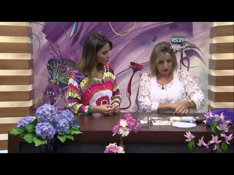 Mulher.com 05/12/2014 - Lavanda em Biscuit por Alessandra Assi - Parte 1
