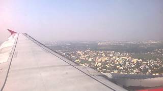 preview picture of video 'A320 landing at Chennai Intl Airport'