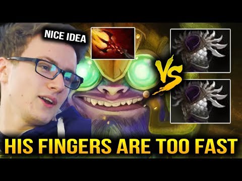 Miracle- Tinker is Dancing with His Fingers Dota 2