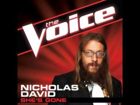 Nicholas David: "She's Gone" - The Voice (Studio Version)