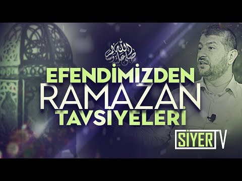Efendimizden (sas) Ramazan Tavsiyeleri | Muhammed Emin Yıldırım