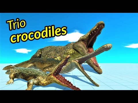 purussaurus machimosaurus saltwater crocodile vs strong units ARBS animal revolt battle simulator