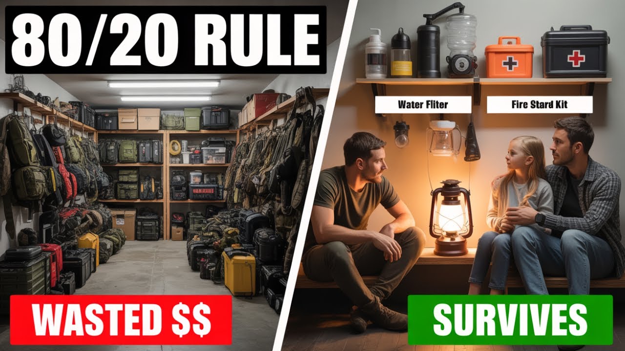 The 80/20 Prepper Rule: Master These 7 Priorities to Survive Any SHTF