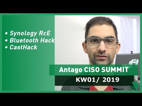 CISO Summit: KW 01 2019 - RCE bei Synology, BT-B-Gone und der CastHack