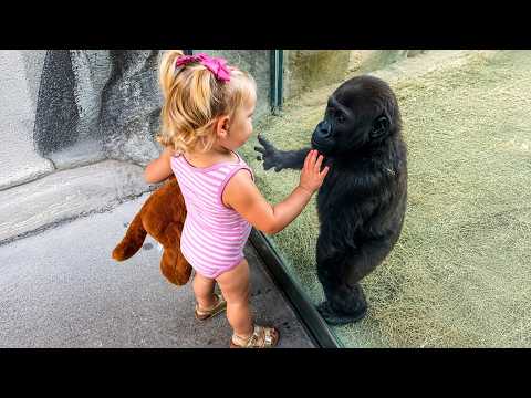 When Your Baby Finds Their Best Friend at the Zoo ❤️