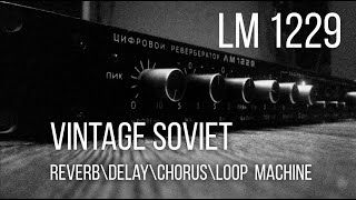 Video thumbnail for LM 1229 - Vintage Soviet Reverb \ Delay \ Chorus machine by Variety, Pa...