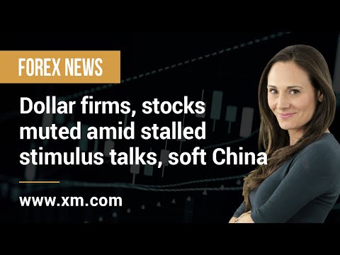 Forex News: 14/08/2020 - Dollar firms, stocks muted amid stalled stimulus talks, soft China data