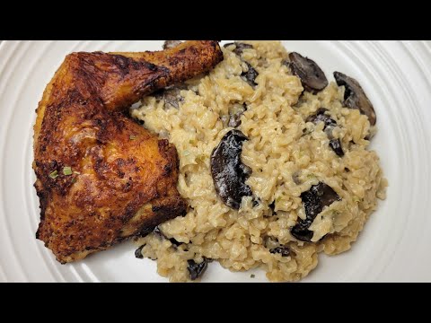 Ninja Speedi Mushroom Brown Rice & Chicken Leg Quarters