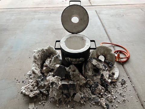 Replacing The Ceramic Wool In My Devil-Forge FB2Mb Furnace - Scrap Copper Melt - The Growing Stack