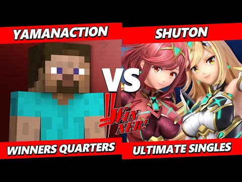 WINNER! Period - Yamanaction (Steve) Vs. Shuton (Pyra Mythra) Smash Ultimate - SSBU