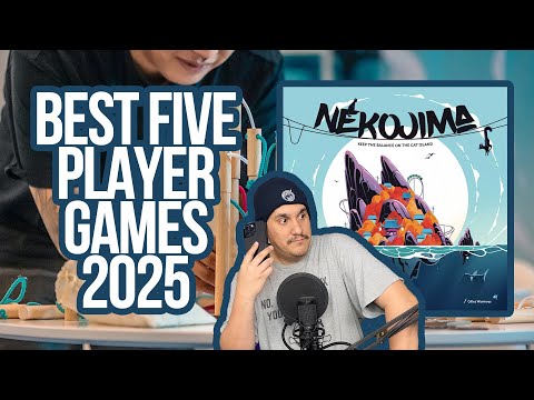 The Best 5 Player Board Games of All Time 2025 | One more player, no problem!!!