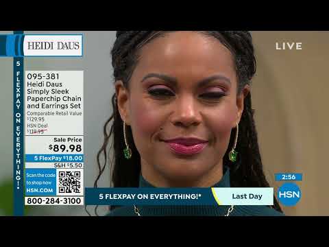 HSN | All New Finds - Heidi Daus Jewelry Designs 01.06.2024 - 11 PM