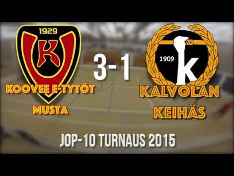 Koovee E-tytöt Musta vs Kalvolan Keihäs 3-1 JOP Turnaus 2015