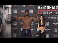 Weigh Ins | Bellator 232: MacDonald vs. Lima 2