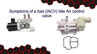 Symptoms of a bad (IACV) Idle Air control valve P0505