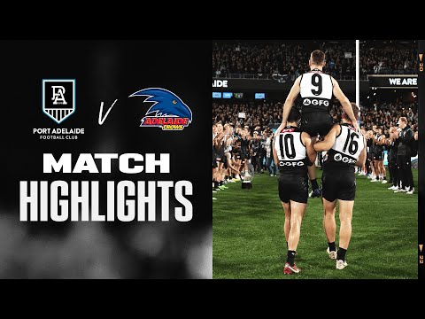 Port Adelaide v Adelaide Crows Highlights | Round 23, 2022 | AFL