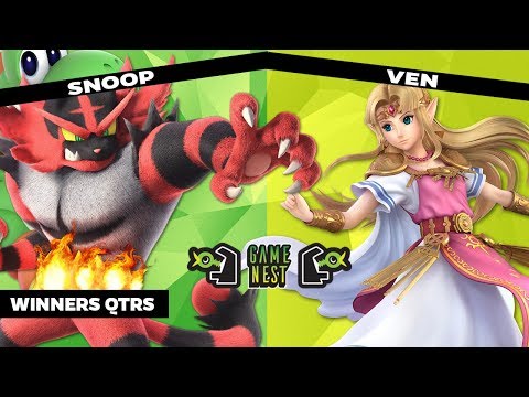 Game Nest Smash It Up: Sugoi | Snoop (Incineroar/Yoshi) vs Sugoi | Ven (Zelda) - Winners Qtrs