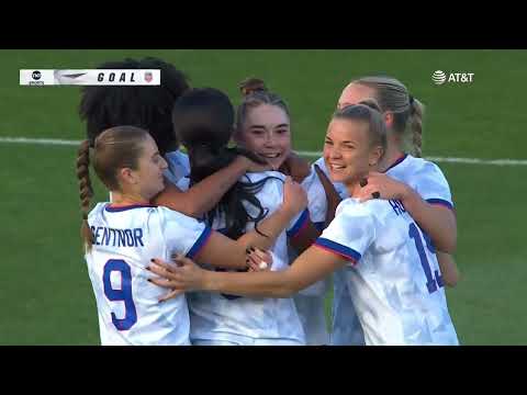 オリビア・モルトリーのブレイスが勝利に貢献 | USWNT 3-1 ポルトガル | 国際親善試合ハイライト (Olivia Moultrie Brace Leads To Win | USWNT 3-1 Portugal | International Friendly Highlights)