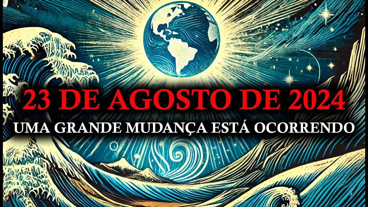Está CHEGANDO! 23 de agosto de 2024! Lua Azul Cheia 5D, Primeira Onda da Terra hoje à noite!