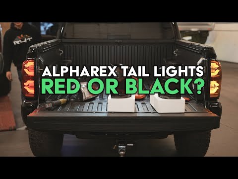 3rd Gen Tacoma (2016-2022) AlphaRex Tail Lights - Install & Preview