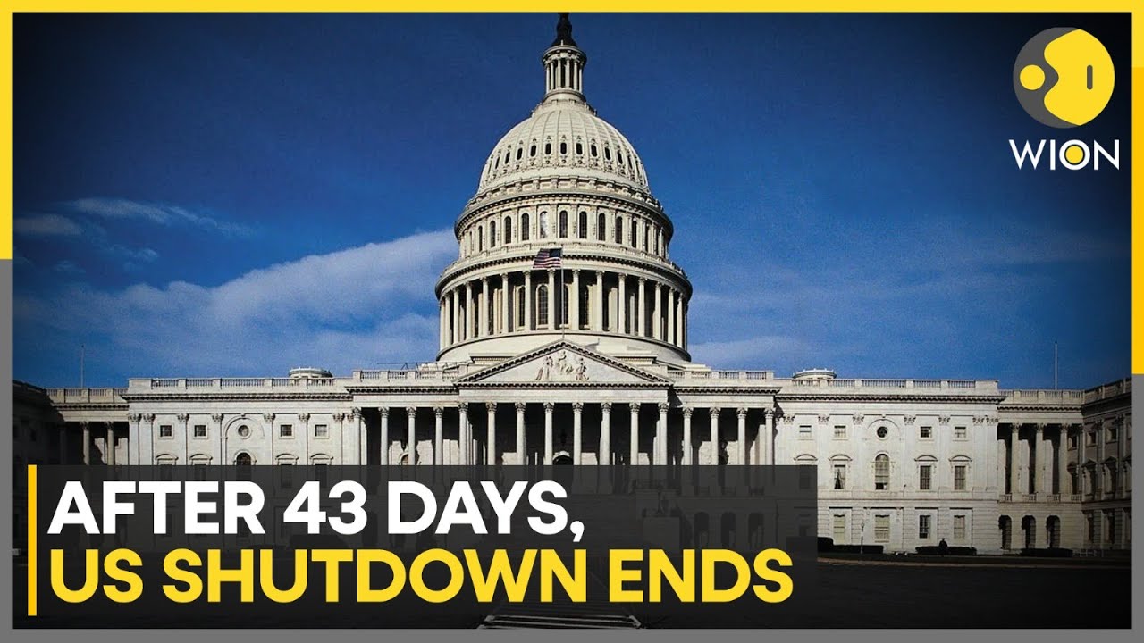 US Shutdown Ends After 43 Days |  Government Finally Reopens | WION