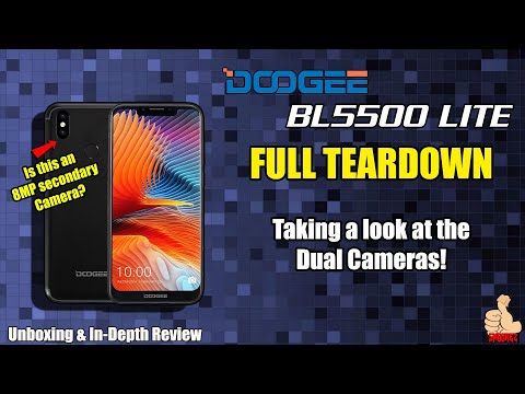 DOOGEE BL5500 Lite Full Teardown: Taking a look at the Dual Cameras! Is there an 8MP Sub Camera?
