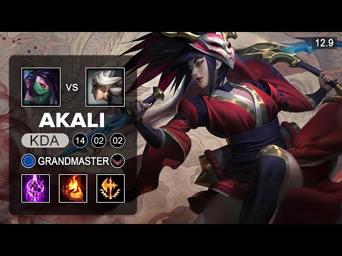 Akali vs Camille Top - EUW Grandmaster - Patch 12.9 Season 12