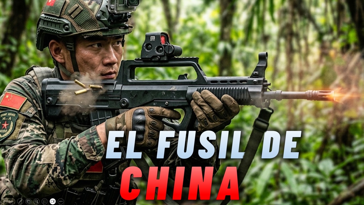 Historia y PRESENTE del PRIMER FUSIL de CHINA: QBZ-95 y QBZ-95-1 | Documental