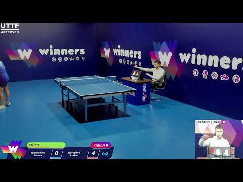 Tkachenko Artem - Kurtenko Andrei. WINners CUP Table Tennis 8 1.01.2021 14:45