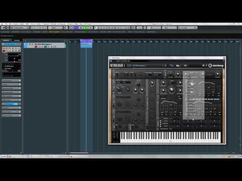Psytrance Kick Tutorial - Steinberg Retrologue 2