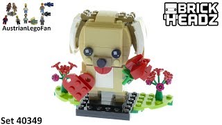 Lego Brickheadz 40349 Valentine's Puppy - Lego 40349 Speed Build by AustrianLegoFan