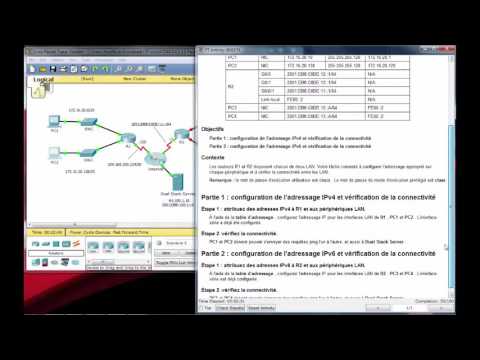 4.1.3.5 Packet Tracer - Configuring IPv4 and IPv6 Interfaces