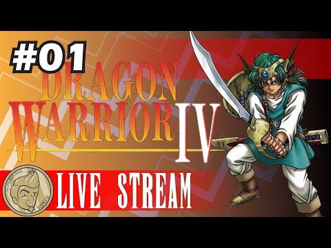 SuperDerek Streams! Let's Play Dragon Warrior IV #01