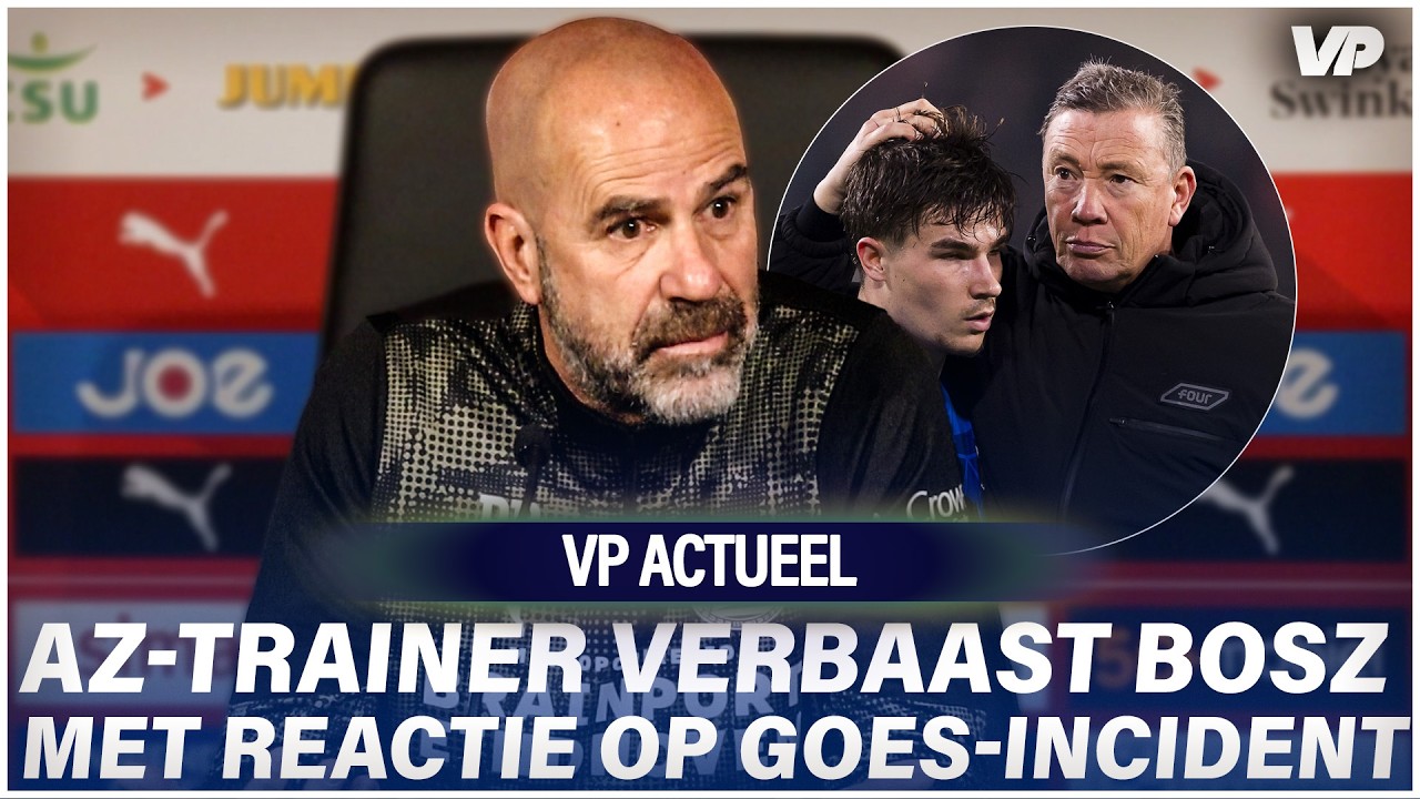 Bosz verbaasd over Echteld-reactie op Goes-incident: 'Dat is niet het geval'