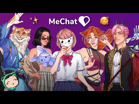 IF TINDER WAS A VISUAL NOVEL | Let's Play: MeChat - YouTube