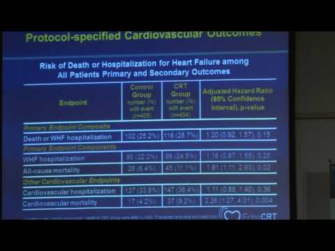 Late Breaking Trials on Heart Failure and Acute Coronary Syndrome: J. HOLZMEISTER (Zurich, CH):