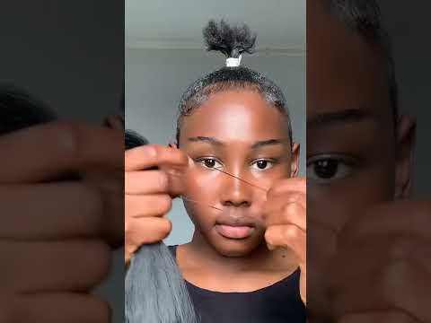 🔥How to do a High Sleek Fluffy Natural Ponytail on Short 4C Natural Hair | #ponytail